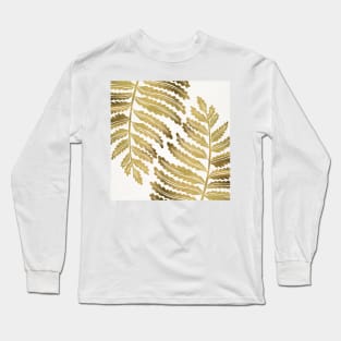 fern leaf gold Long Sleeve T-Shirt